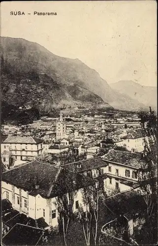 Ak Susa Suse Piemonte Italien, Panorama