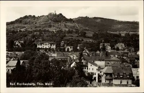 Ak Bad Blankenburg in Thüringen, Teilansicht