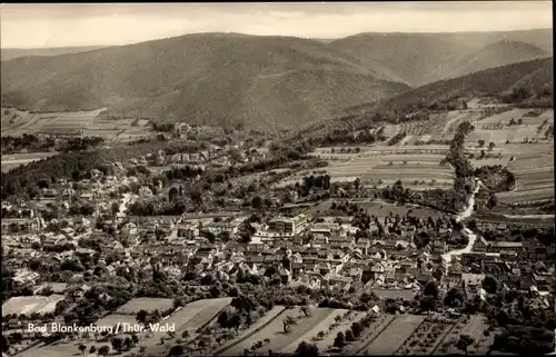 Ak Bad Blankenburg in Thüringen, Luftbild