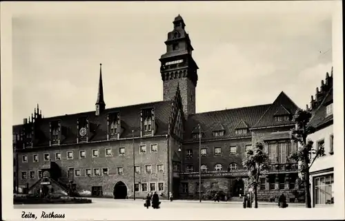 Ak Zeitz im Burgenlandkreis, Rathaus