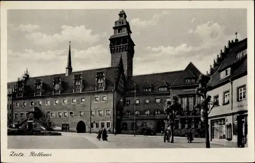 Ak Zeitz im Burgenlandkreis, Rathaus