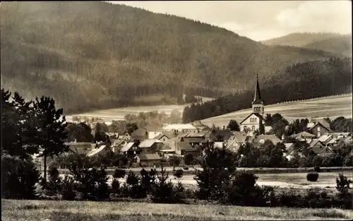 Ak Gehren Ilmenau in Thüringen, Ortsansicht, Kirche