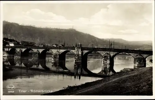 Ak Trier an der Mosel, Römerbrücke