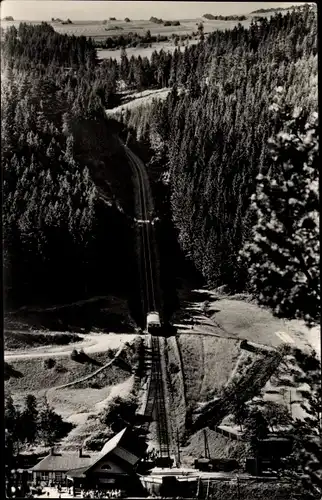 Ak Oberweißbach im Weißbachtal Thüringen, Bergbahn