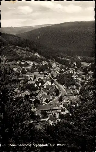 Ak Sitzendorf in Thüringen, Thüringer Wald, Panorama