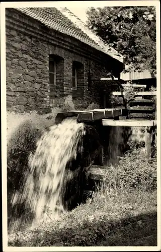 Ak Weida in Thüringen, Eisenhammer, Wassermühle