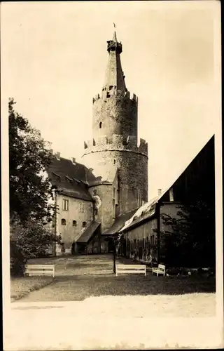 Ak Weida im Kreis Greiz Thüringen, Osterburg, Jugendherberge