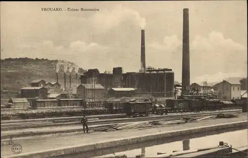 Ak Frouard Meurthe et Moselle, Usines Montataire