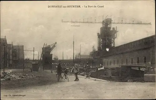 Ak Dombasle Meurthe et Moselle, Kanaltor