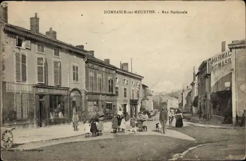 Ak Dombasle Meurthe et Moselle, Nationalstraße