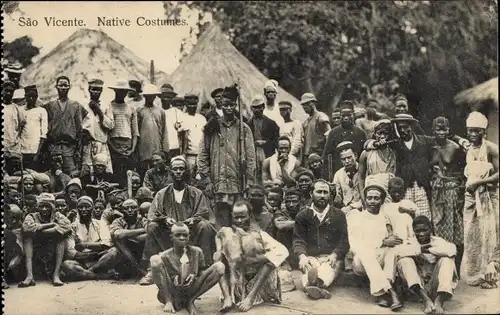 Ak São Vicente Cabo Verde Kap Verde, Native Costumes
