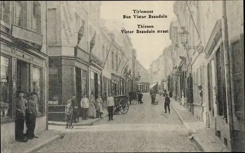 Ak Tirlemont Flämisch-Brabant-Flandern, Rue Victor Beauduin
