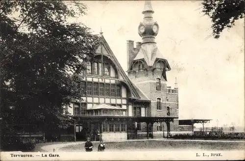 Ak Tervuren Tervueren Flämisch Brabant Flandern, Bahnhof