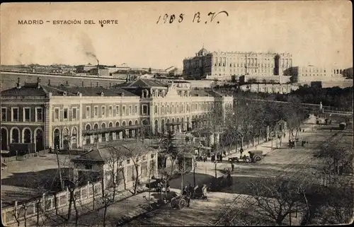 Ak Madrid Spanien, Estacion del Norte