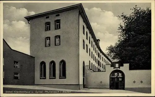 Ak Pfullendorf in Baden, Städtisches Krankenhaus und Spital