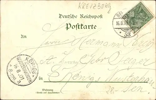 Litho Berlin Kreuzberg Hasenheide, Variete Theater, Innenansicht