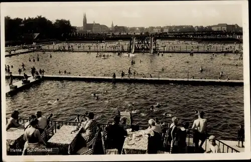 Ak Herne im Ruhrgebiet Westfalen, Schwimmbad