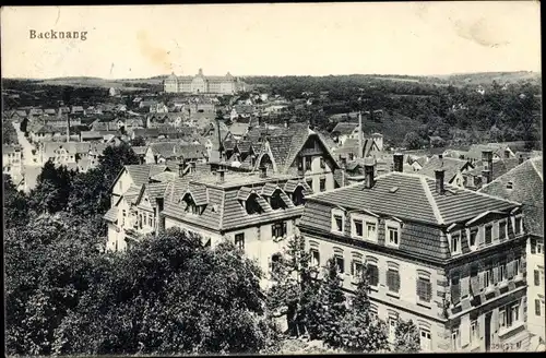 Ak Backnang in Württemberg, Totalansicht