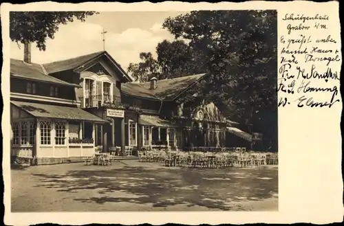 Ak Grabow in Mecklenburg, Schützenhaus