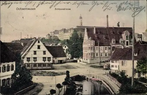 Ak Ochsenhausen in Württemberg, Schlossstraße