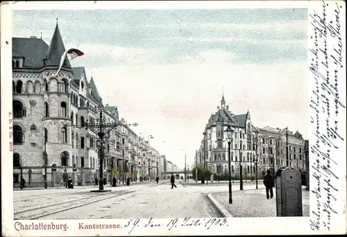 Ak Berlin Charlottenburg, Kantstraße