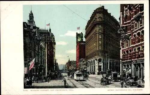 Ak San Francisco Kalifornien USA, Market Street