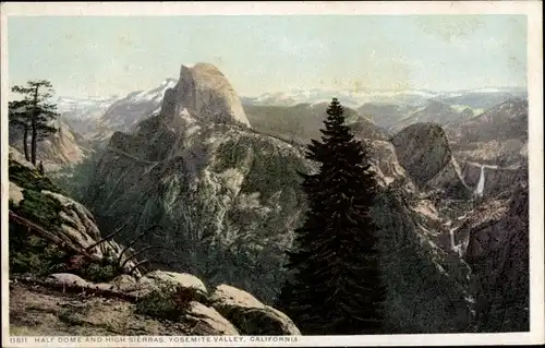Ak Yosemite Nationalpark Kalifornien USA, Half Dome, High Sierras