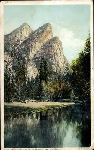 Ak Yosemite Nationalpark Kalifornien USA, Three Brothers