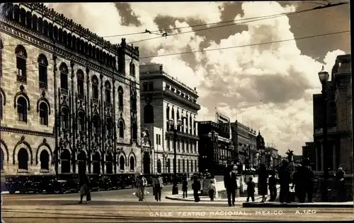 Ak Mexico, Calle Teatro Nacional