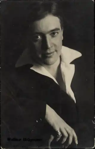 Ak Schauspieler Walther Brügmann, Portrait