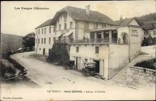 Ak Le Tholy Vosges, Hôtel Gérard