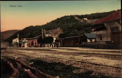 Ak Palmi Calabria, Bahnhof