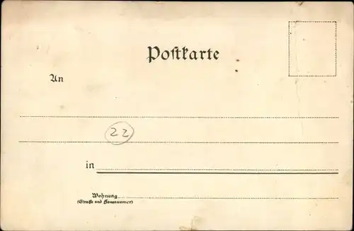 Litho Salzwedel in der Altmark, Probsthey, Gymnasium, Steintor, Rathausturm, Beckmann's Hotel