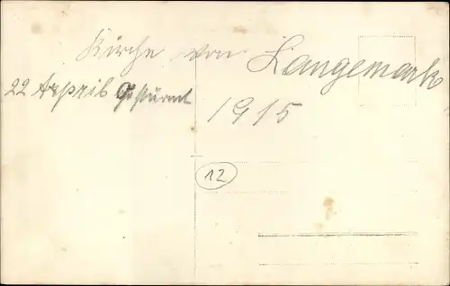 Foto Ak Langemarck Langemark Poelkapelle Westflandern, Kirche, Ruine, Kriegszerstörung I. WK