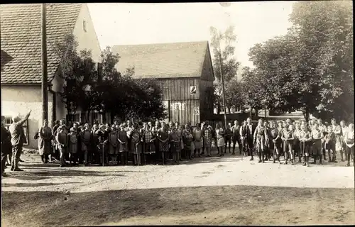 Foto Ak Höchstadt an der Aisch, Kinderwanderung 1928