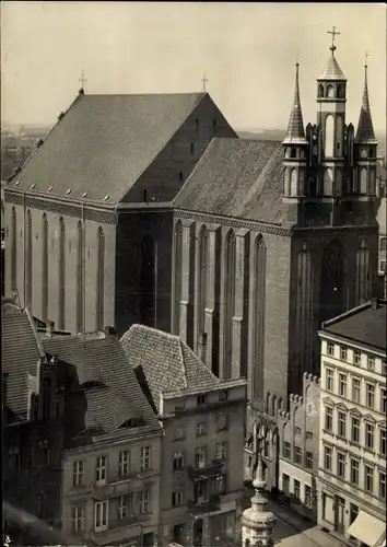 Ak Toruń Thorn Westpreußen, St. Marien Kirche