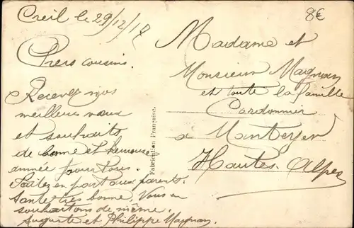 Ak Creil-Oise, Schwalbe im Flug, Teilansicht, Fluss