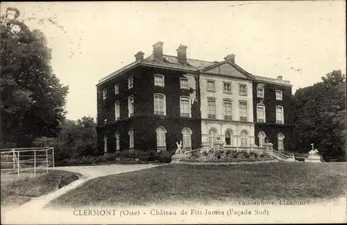 Ak Clermont Oise, Fitz James Castle