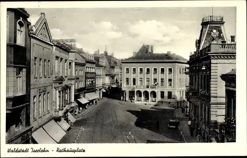 Ak Iserlohn im Märkischen Kreis, Rathausplatz