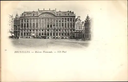 Ak Bruxelles Brüssel, Maison Flamande