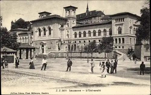 Ak Lausanne Kt. Waadt Schweiz, Die Universität