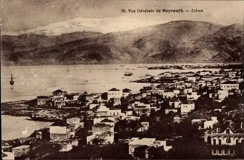 Ak Beirut Beirut Libanon, Gesamtansicht