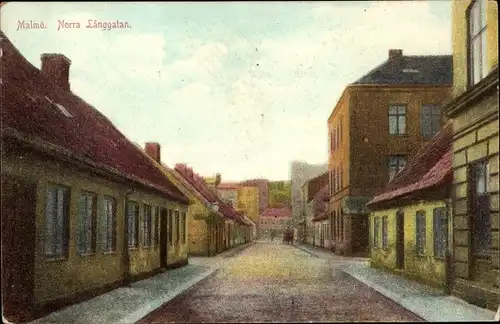 Ak Malmö Schweden, Norra Länggaten
