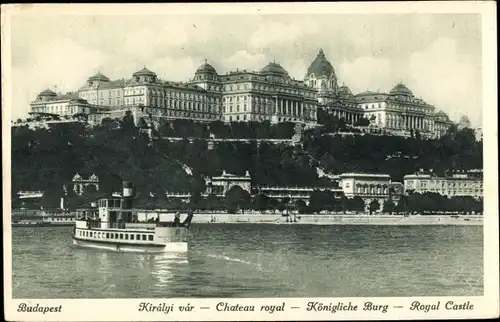 Ak Budapest Ungarn, Königliche Burg
