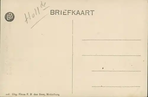 Ak Nieuwlandsche boerin