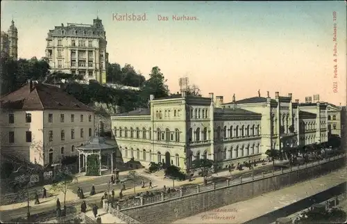 Ak Karlovy Vary Karlsbad Stadt, Kurhaus