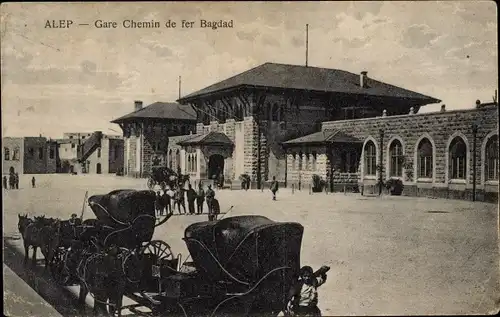 Ak Aleppo Syrien, Bahnhof Bagdad