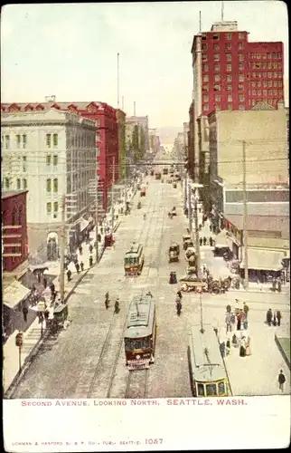 Ak Seattle Washington USA, Second Avenue