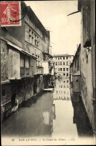 Ak Bar le Duc Meuse, Fabrikkanal