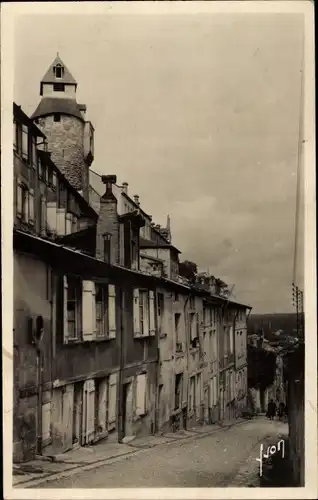 Ak Bar le Duc Meuse, alte Straße in der Oberstadt